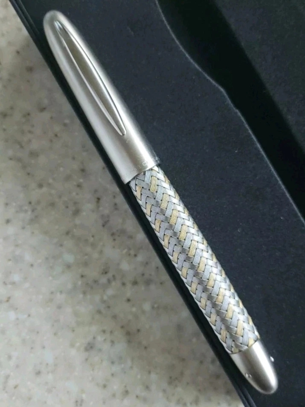 Porsche Design Writing Tools Rollerball Pen 24kt Braided Gold Sold Out Refills